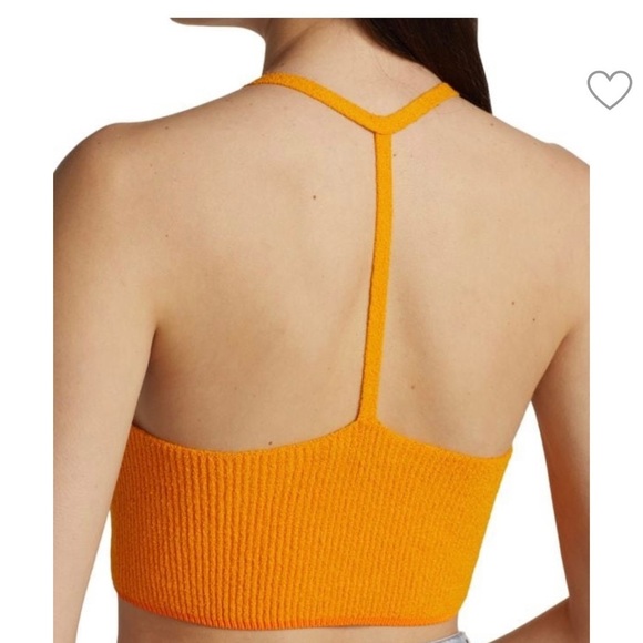 NWT RAG & BONE Soleil Stretch Ribbed Bra Top reg $150 size large - Picture 5 of 12